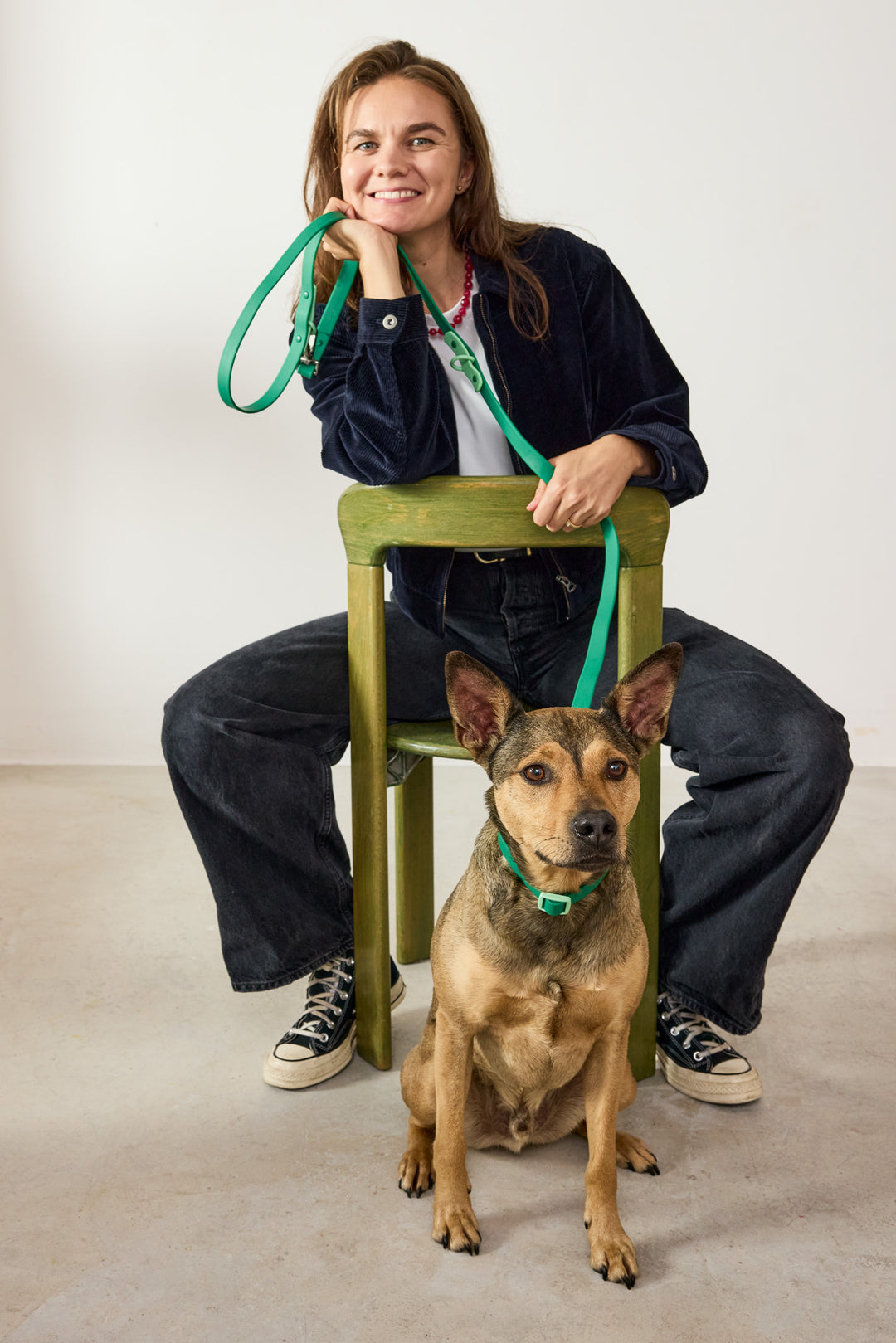 The Fritz Leash - Liberty Green