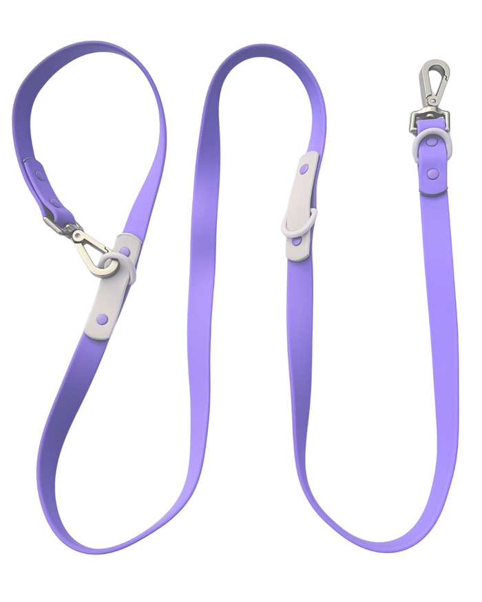 The Fritz Leash - Lilac Grey